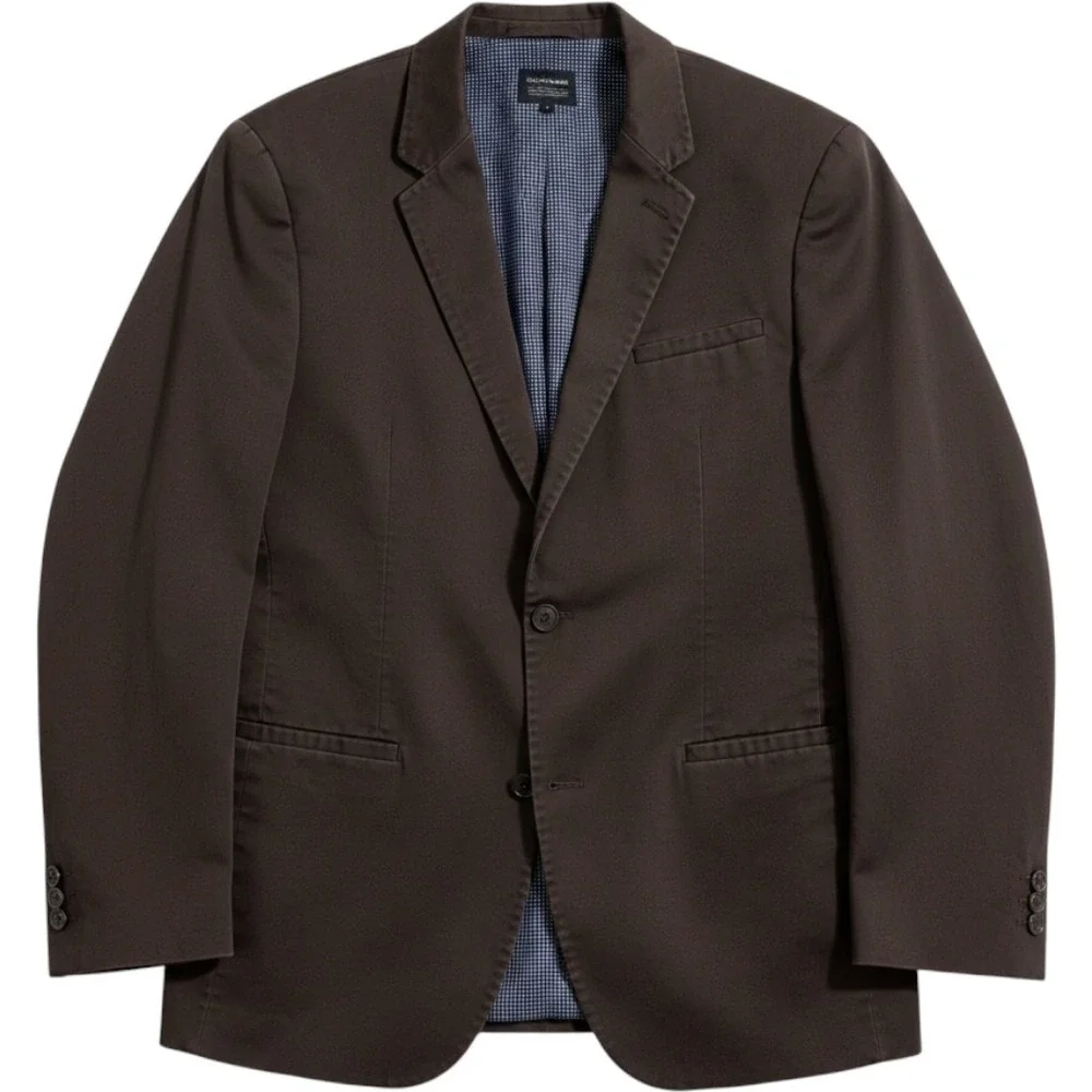 7 Diamonds Blazer Men Size M Brown Tailored Jacket